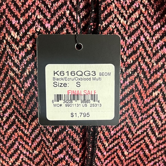 ST. JOHN • Women's Herringbone Jacket with Belt - Picture 7 of 7